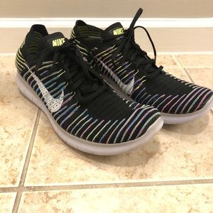 Nike Free Run Flyknit RN Multicolor - Size 13